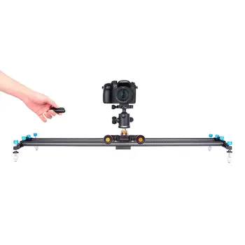 YELANGU Autodolly L4X Motorized Electric Track Rail Slider Dolly Car with Remote Control and Speed Adjustable for DSLR and Phone detail image
