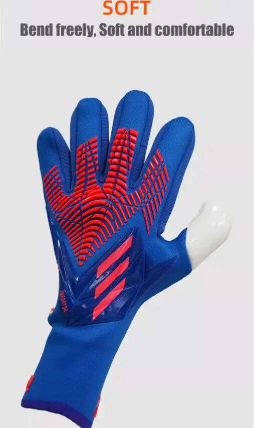 Hot Sale Goalkeeper Gloves Professional Protect 4mm Latex 3d Knitting