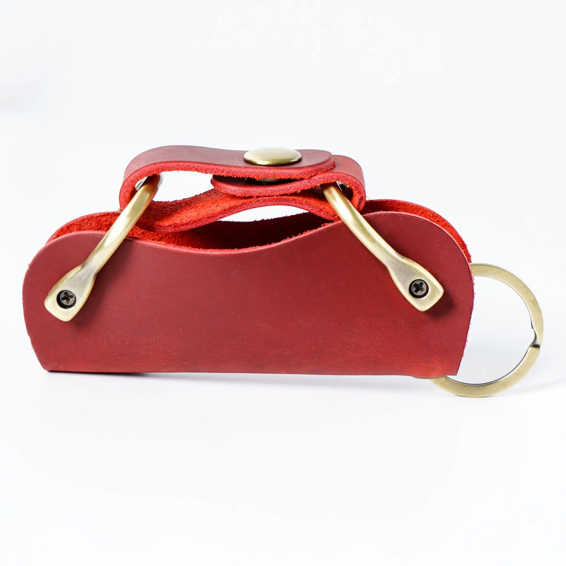 Echtlederen sleuteletui met sleutelorganizer sleutelhanger_voghion.com