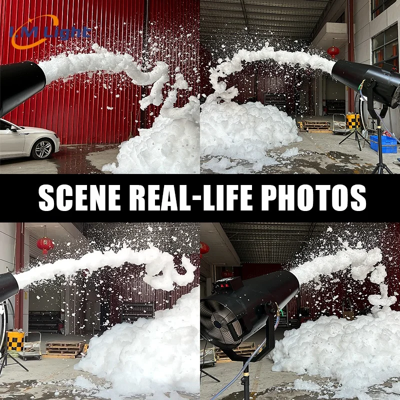 LM Factory 3000W Large Bracket Style Pool Party Foam Machine Outdoor Foam Cannon for Stage DJ Event Kids Water Park