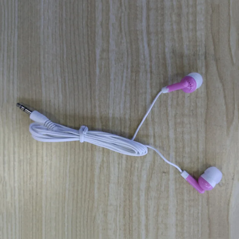 Factory Mp3/mp4 Earphone in Ear Mobile Phone Gift Earbuds Colorful Small Headset Wired Earphone