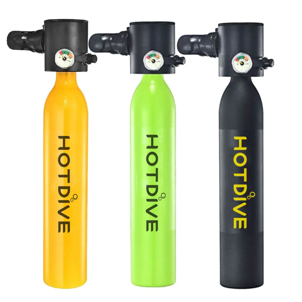 Hotdive H300 Green 0.5l Scuba Diving Cylinder Mini Oxygen Tank Set Mini
