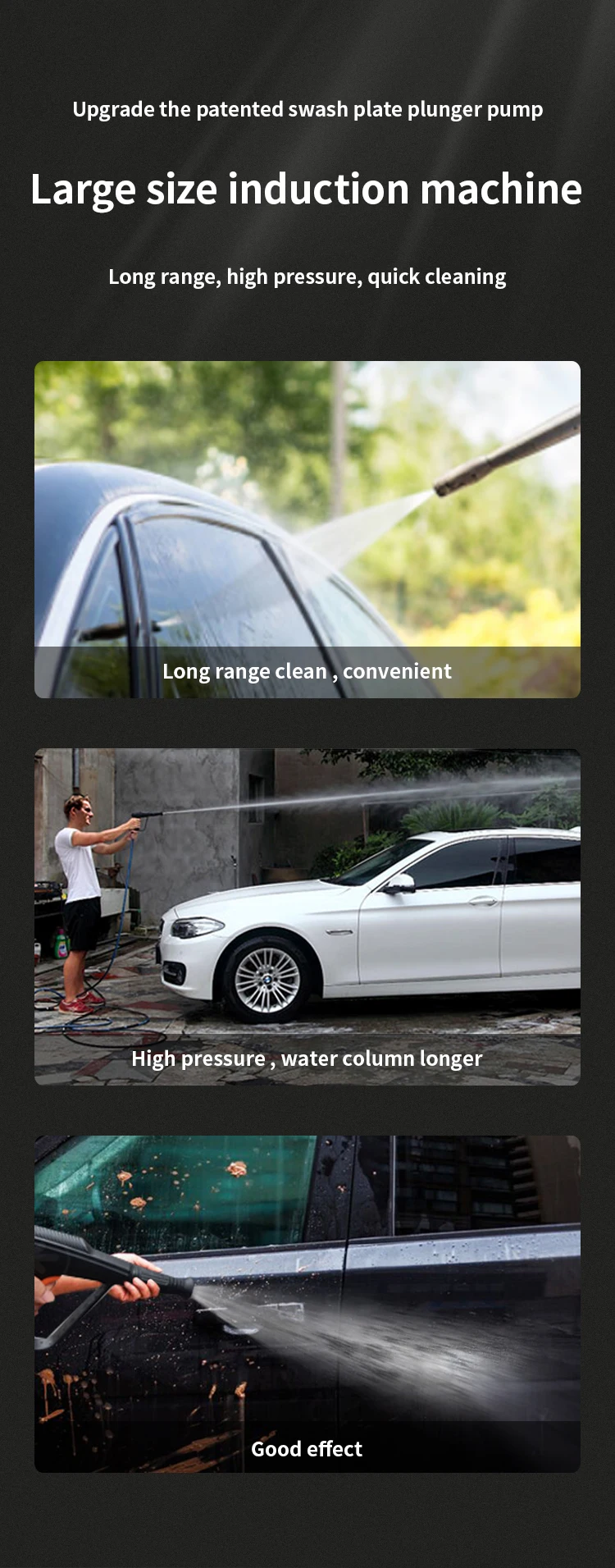 高压洗车机1800瓦洗衣机清洁片泡沫清洗机枪车 Buy 高压清洗机机器洗车 洗车布超细纤维 地毯清洗机product On Alibaba Com