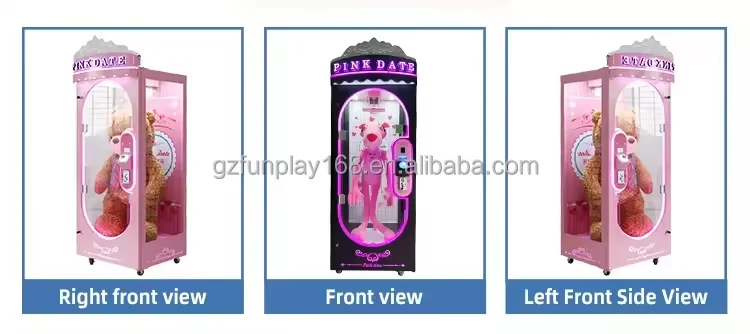 Funpark Best Price Wholesale Pink Date Gift Game Cut Prize Machine Toy Cut Prize Machine Game Centre manufacture