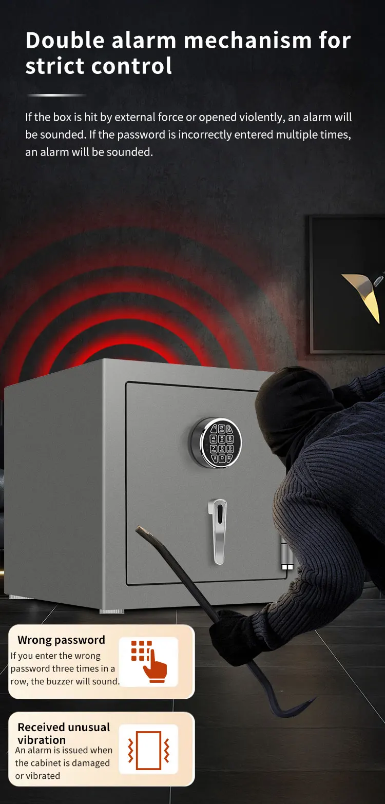 CEQSAFE Office Bank Safe Money Digital Fireproof Safe Box Cabinet supplier