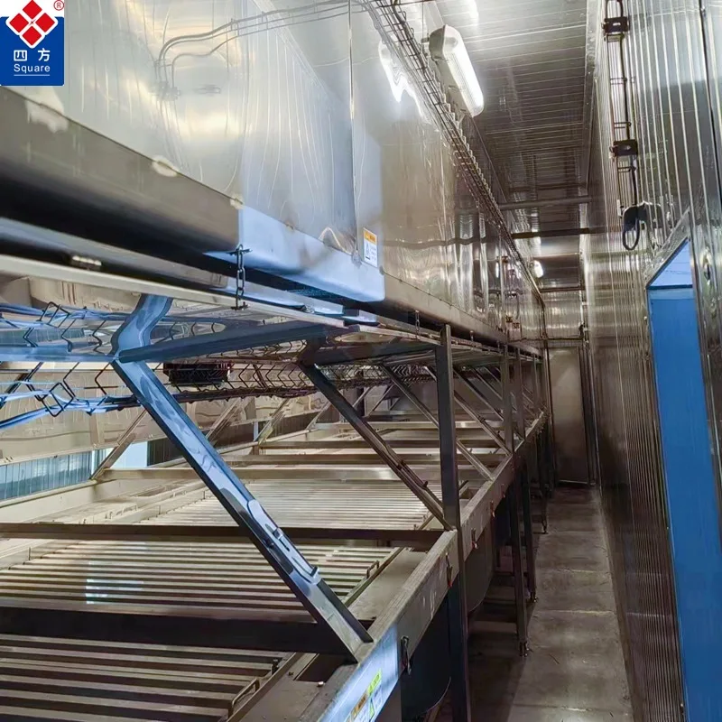 SQUARE Individual Quick Freezing Machine Automatic Iqf Tunnel Freezer Price