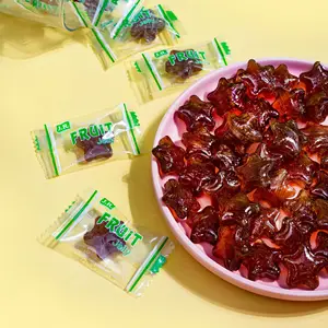 Autumn Pear Hard Candy with Five-Pointed Star Shape Fruity Flavored Fruit Decoration Clear Run Not Greasy Leisure Snacks