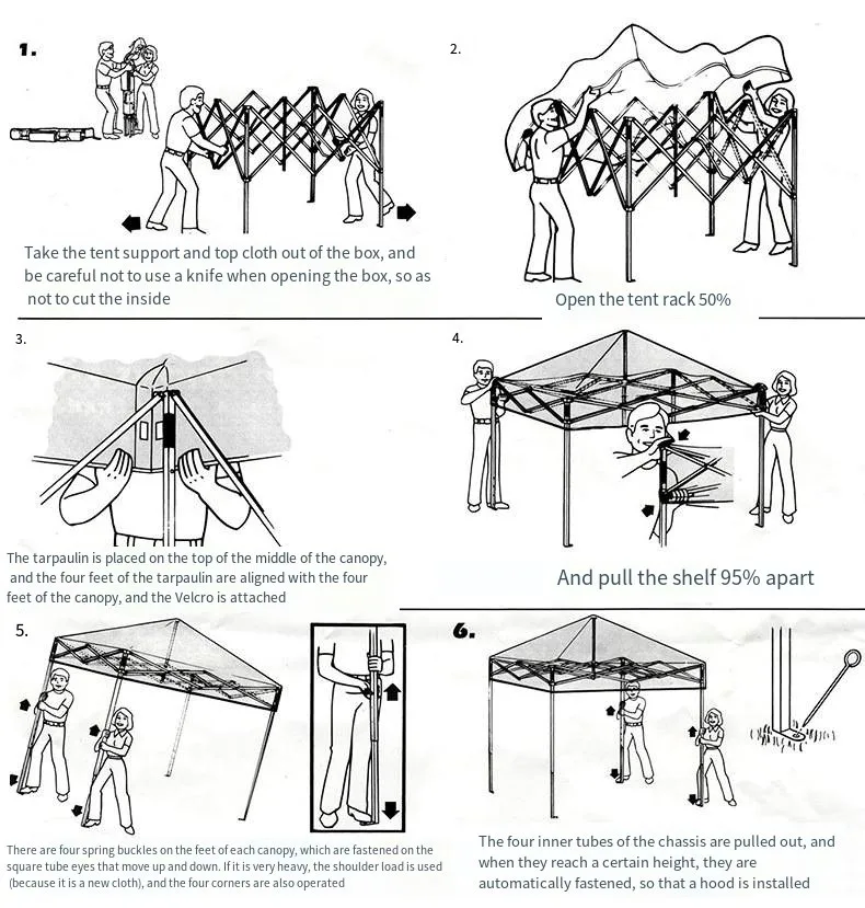 Outdoor Advertising Rainproof Canopy Tentflat Top Folding Canopy Tenttents For Events Outdoor