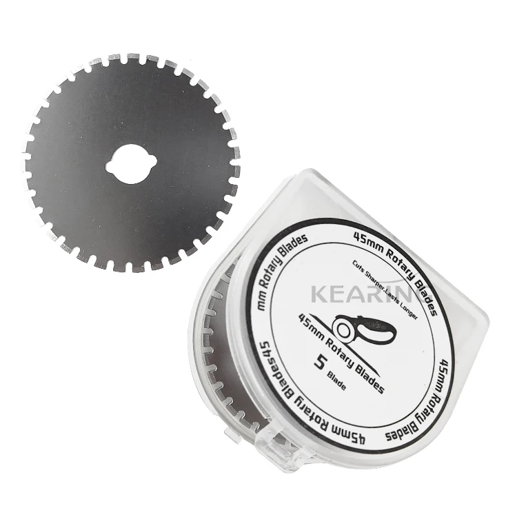 Skip Blades 45mm Rotary Cutter Blade Pack Of 5,Sks7 Steel Cutting