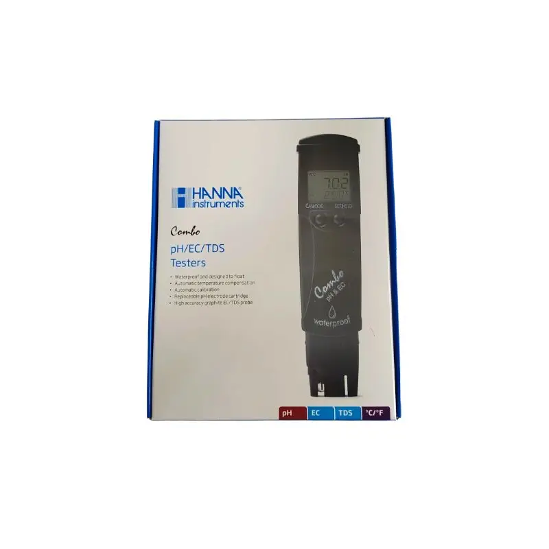 HANNA HI98130コンボpH伝導性TDSテスターハイレンジプラスチック材料