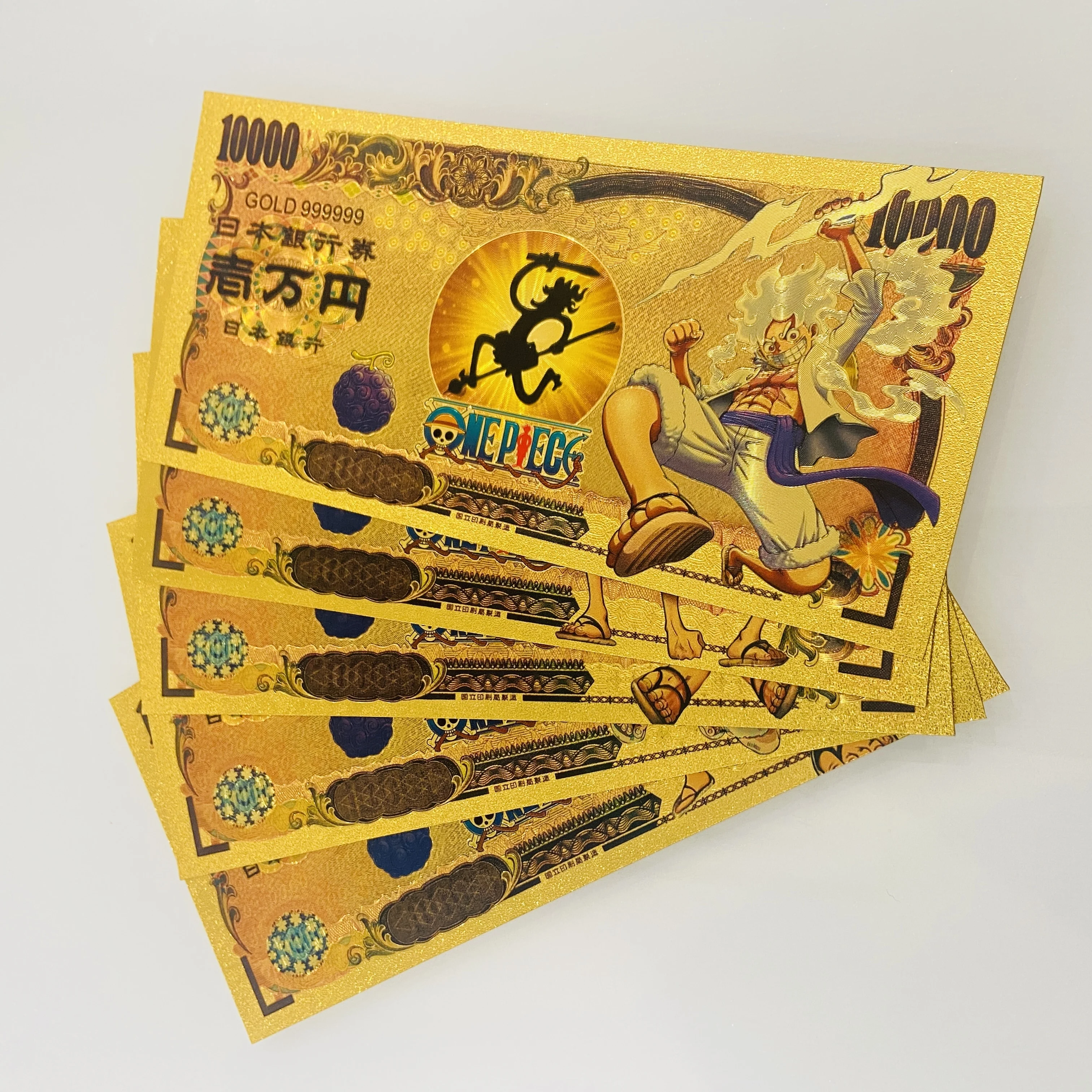 Japanese Kinden Anime Luffy Collectible Card - 10,000 Yen