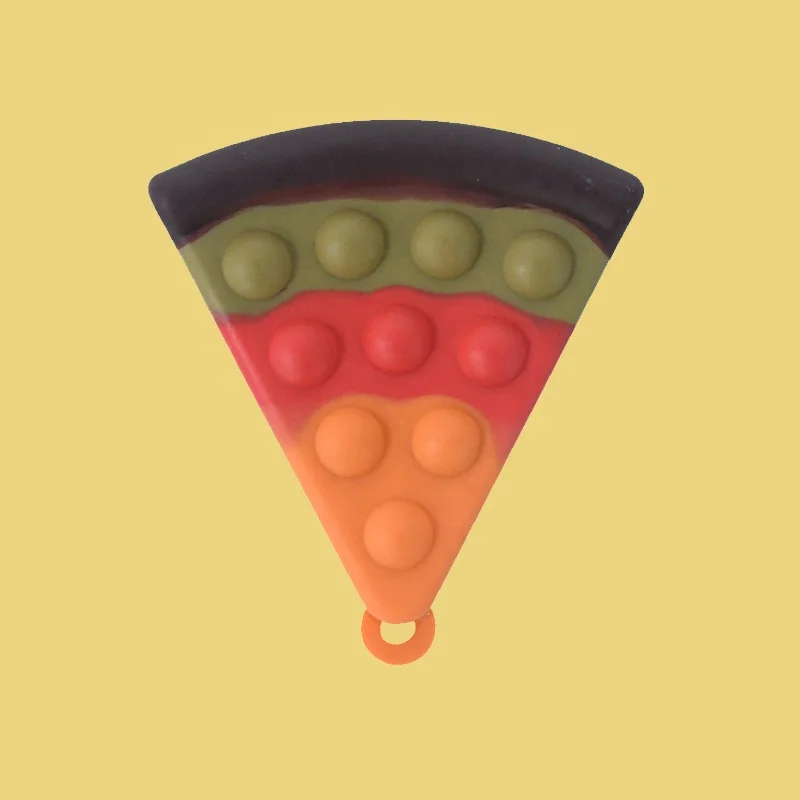 Силиконовая пузырьковая игрушка-антистресс для пиццы C сенсорные игрушки-непоседы детей и взрослых снятие стресса силиконовая сжимаемая игрушка