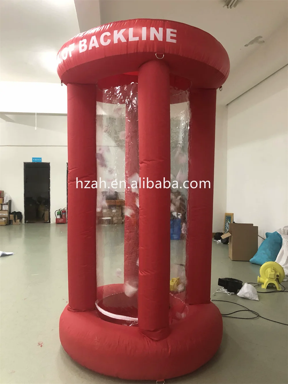 Inflatable Money Machine Blow up Cube Cash Money Catching Grab Machine Booth for Sale