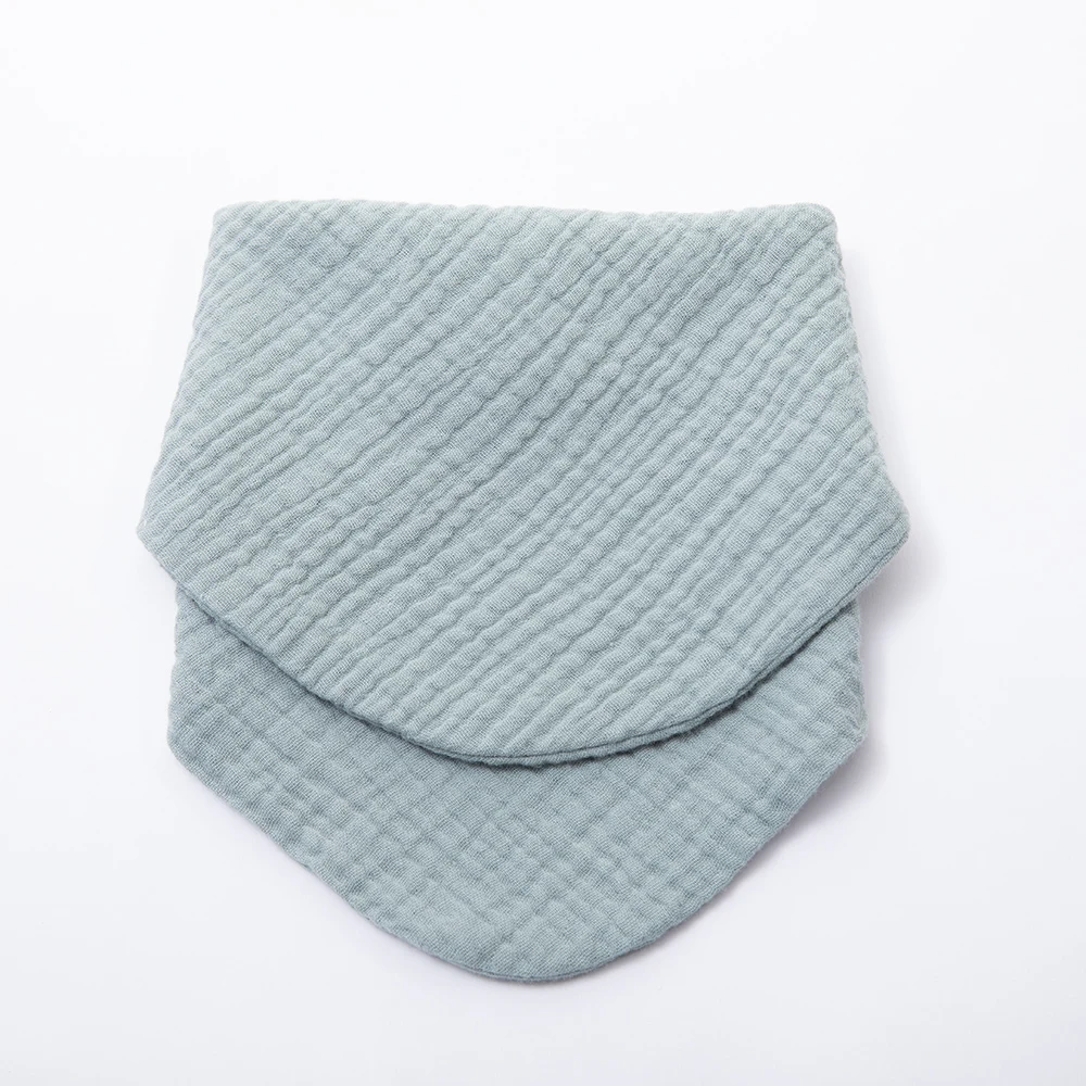 Wholesale customer muslin bib baby newborn anti-dirty bib available in a variety of colors breathable soft and comfortable details