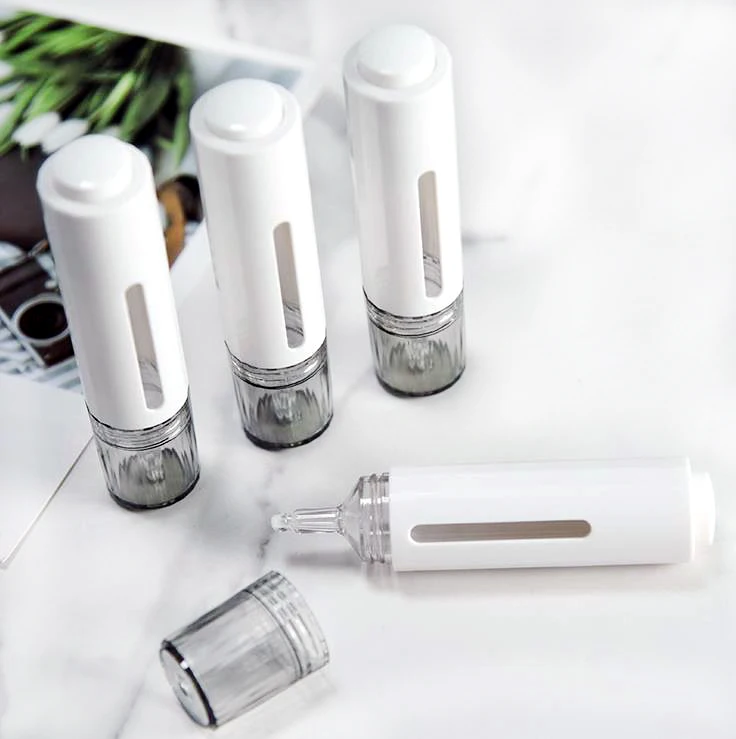 15ml Unique White Plastic Essencial Oil Pressing Bottle Droppers Serum