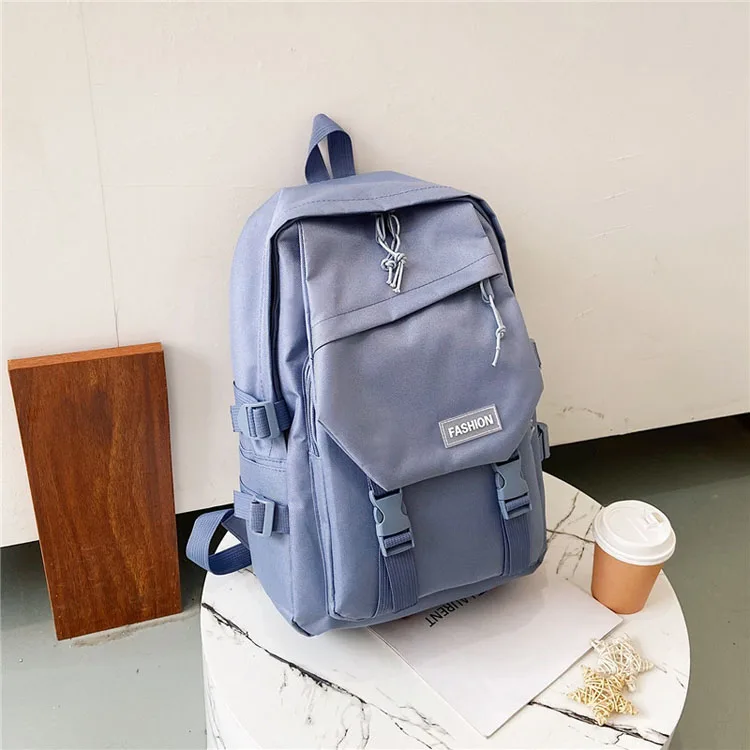 Source Female Student Korean Junior High School Japanese Girl Backpack High  School Waterproof Backpack on m.