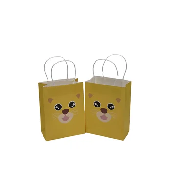 Luxury Custom Size Package Paper Handle Paper Bag Kraft Paper Shopping Bag