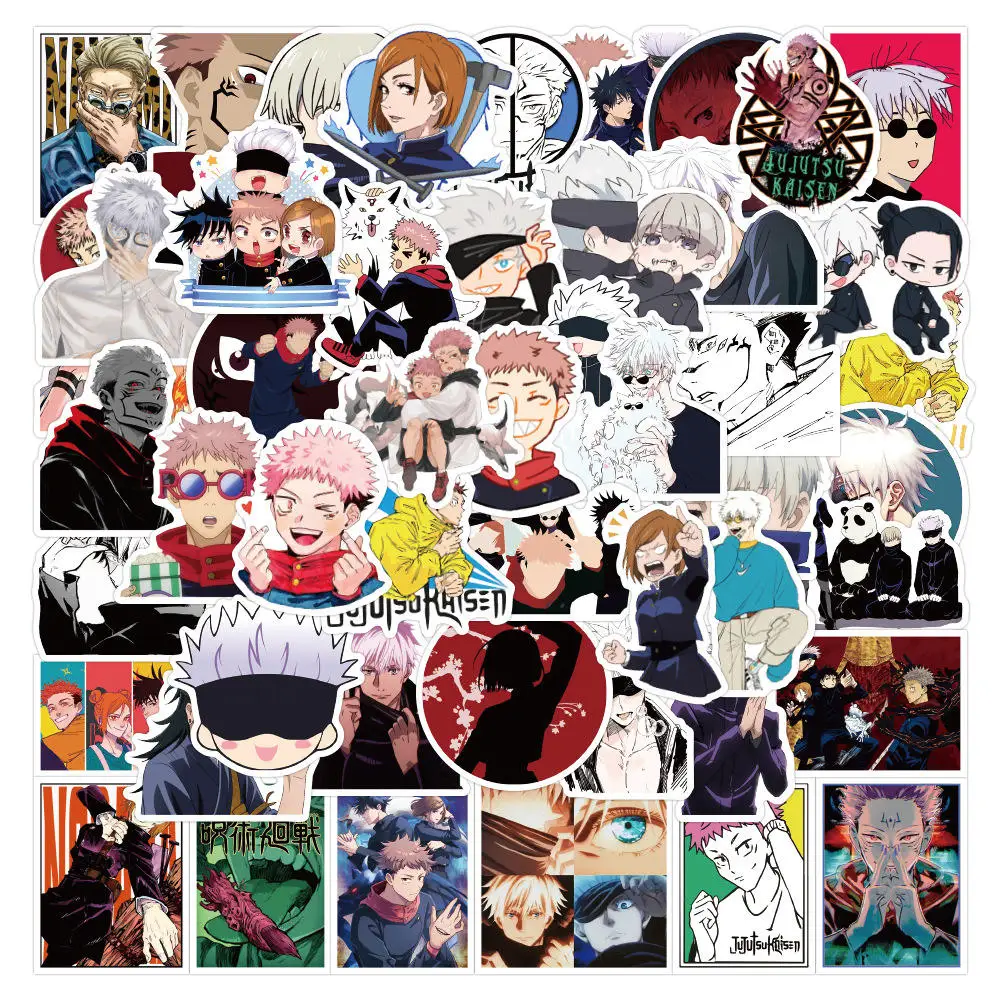 50Pcs Anime Jujutsu Kaisen Stickers - Wholesale Stickers