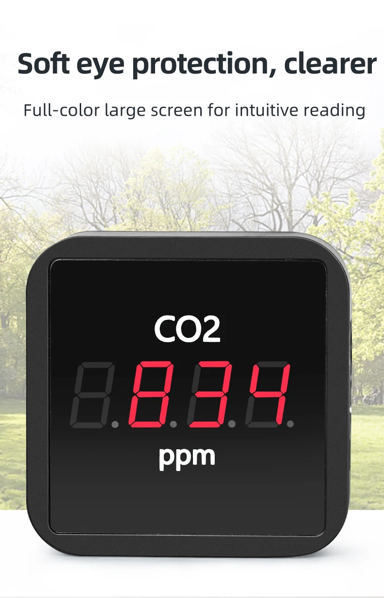 Tuya Smart Zigbee/wifi Carbon Dioxide Detector Sensor Infrared Co2 ...