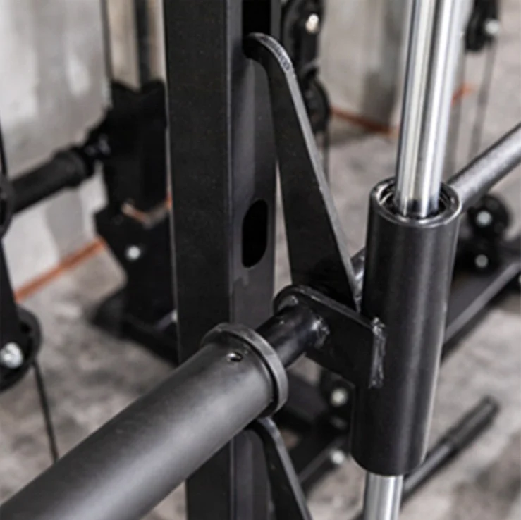 Многофункциональный тренажер стойка для штанги для тренажерного зала Коммерческая стойка для приседаний волнистое оборудование для фитнеса смитная машина