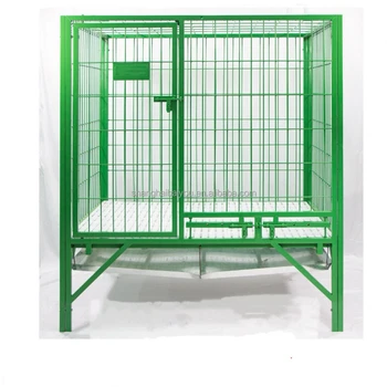 OEM Foldable Stackable Stainless Steel Free Dog Pet Cage And Crates Metal Dog Kennels Outdoor Drop Cages Bank For Large Dog