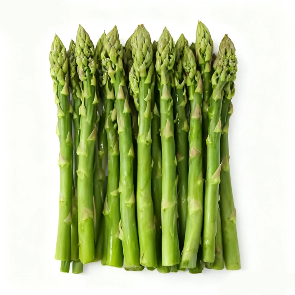 Asperges vertes fraîches surgelées IQF de haute qualité, légumes surgelés, vente en gros, 10 kg par carton