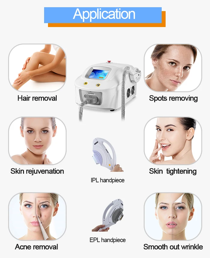 Ipl Hair Removal Machine Professional Ipl Hair Removal  Ipl Laser Pigmentation Manufacturing factory