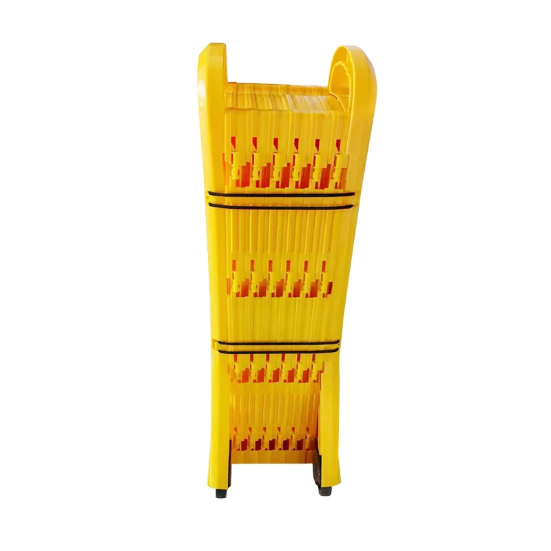 Mobile Retractable Plastic Traffic Barrier Expandable Indoor Venue Road Security Outdoor Roadway Safety Barricade factory