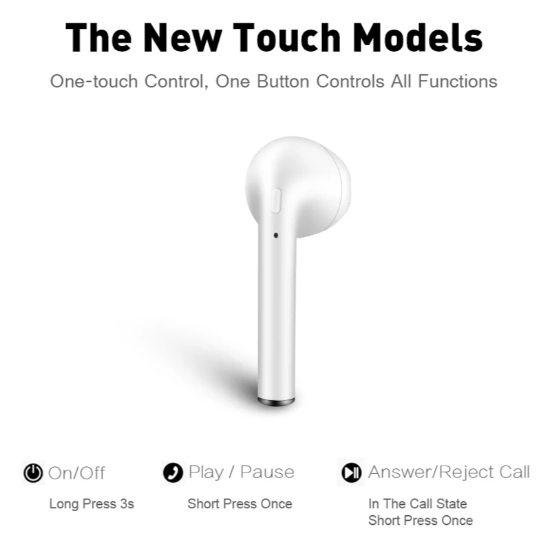 i9 Tws Wireless Head phones Blue tooth 5.0 Earphones music Bluetooth head phones With Mic Charging Box Headset for all phones - ANKUX.COM