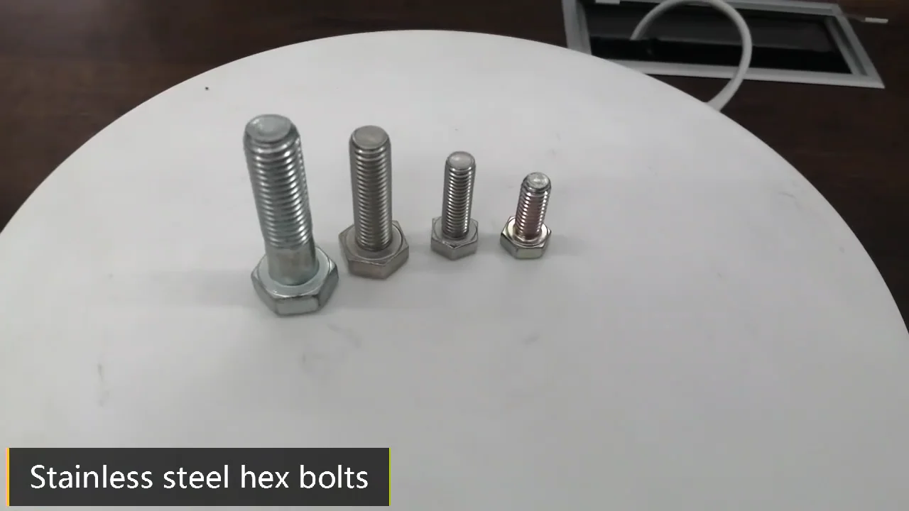 Carbon Steel Stainless Steel Hexagon Head Bolt Factory Can Substitute