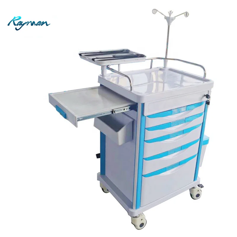 Больничная Тележка из нержавеющей стали медицинская тележка с