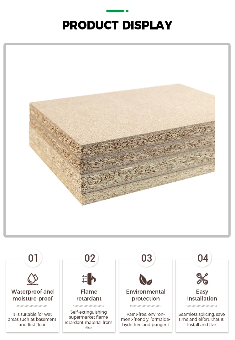 9mm White Melamine Particle Board 18mm Melamine Faced Particle Board ...