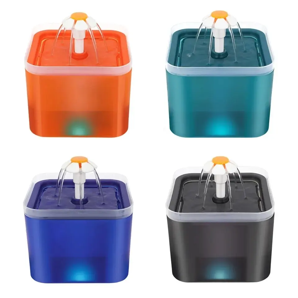 Fontanella Per Gatti Shaying 2L - Erogatore Acqua Silenzioso Con Luce LED E Filtro - Foto 10