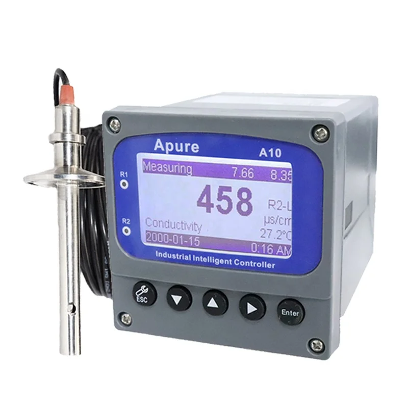 Apure Online pH ORP EC Conductivity Meter Controller Control Dosing Pump