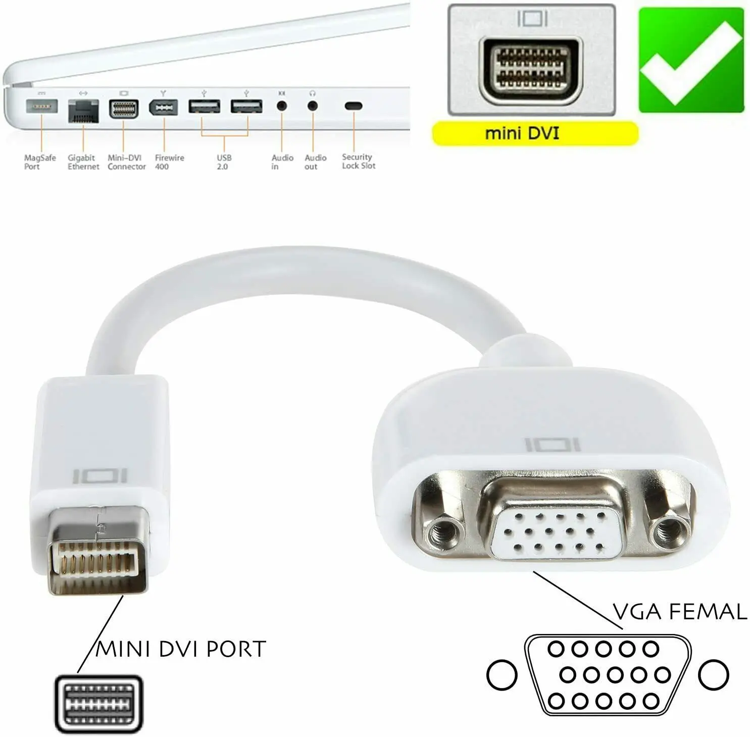 vga apple mini dvi
