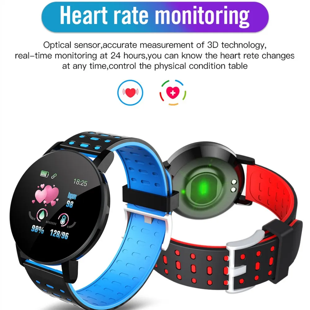 Smart bracelet best sale 119 plus app