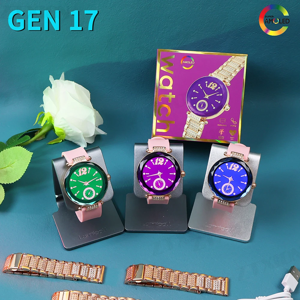 2024 NEW Arrival Gen17 lady Smart Watch For women Ladies smartwatch gen 17 ladies smart Fitness Bracelet