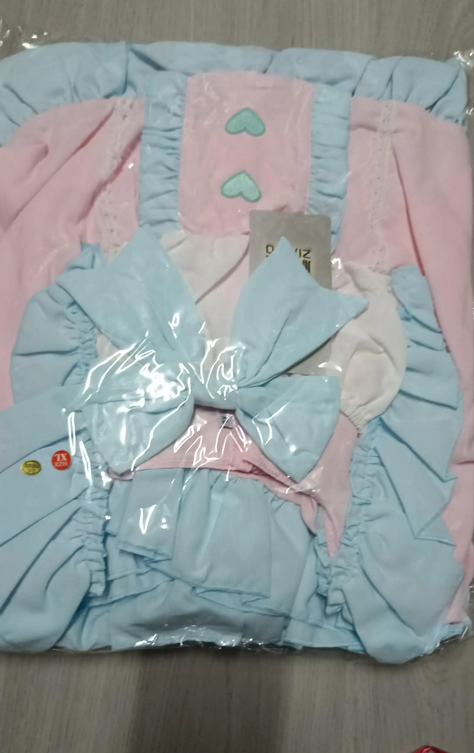 S -5XL Sweet Cute Lolita Maid Dress Cosplay Costume Pink Blue Girl Woman Maid Dress Party Costumes