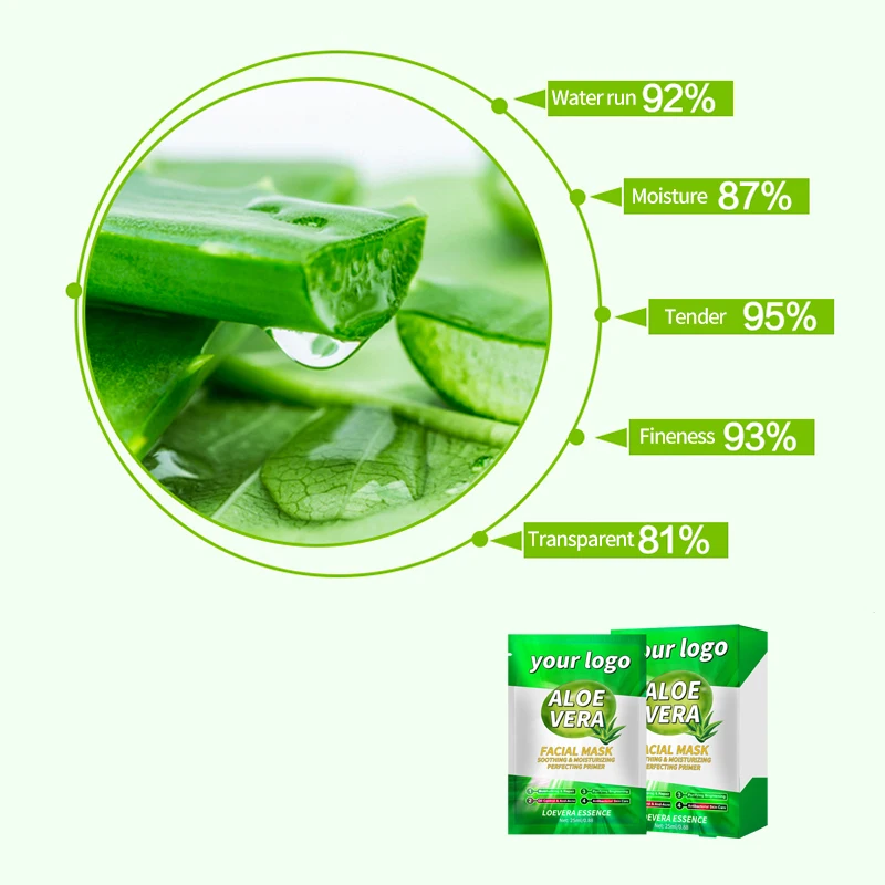 Customized New Soothing Moisture Organic Pure Aloe Vera Gel 99 Percent All  Skin Types Aloe Vera Gel