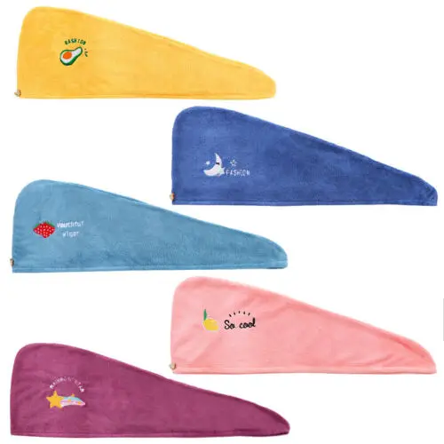 Strong Absorbent Head Scarf Women Shower Cap Dry Hair Cap Rapid Drying Towel