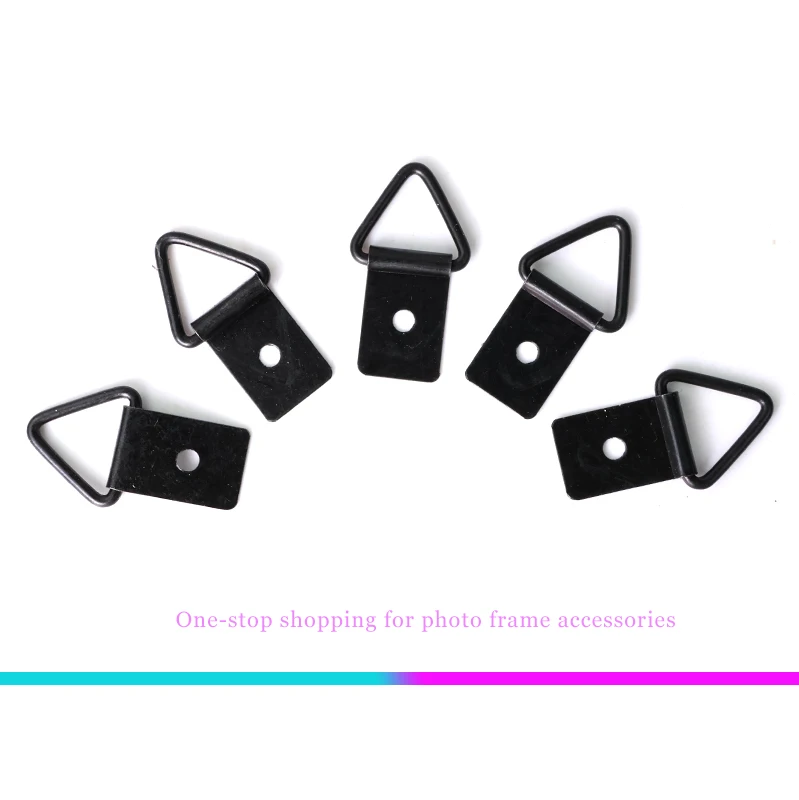 X0909 TS-K034 Triangle Ring Wire Metal Picture Frame Hangers