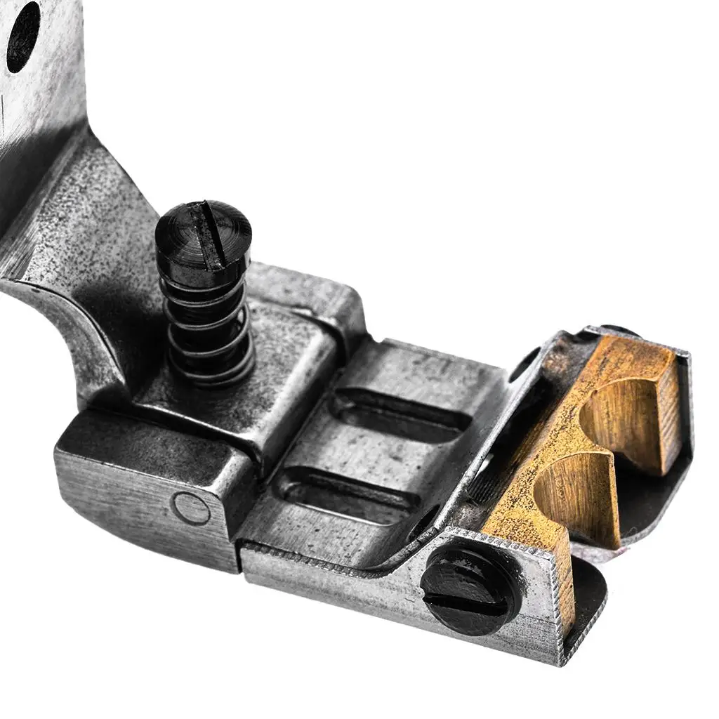 Double Needle Invisible Zipper Presser Foot With Copper 3/16(4.8mm)  7/32(5.6mm)for 457  Machine for Surface Decorative Sewing