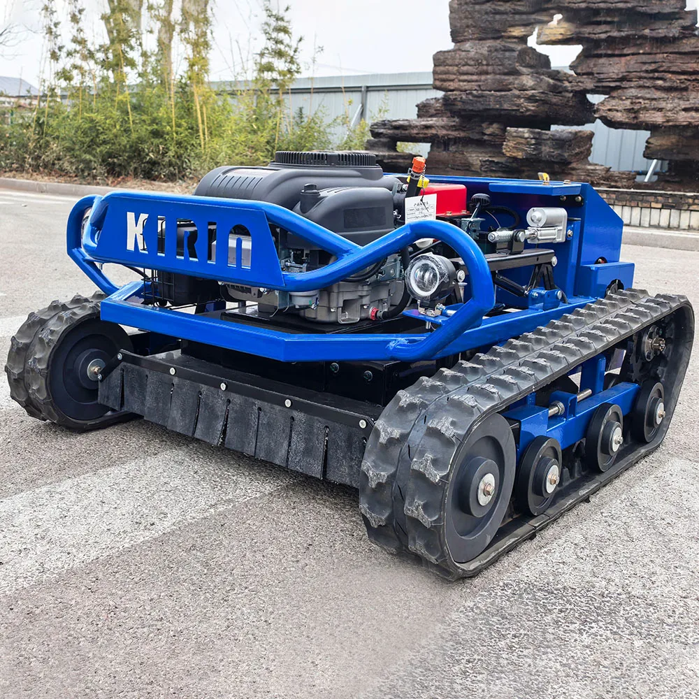 Tosaerba Remote Control Slope Walk Behind Sickle Bar Self Propelled Weed Lawn Mower Machine