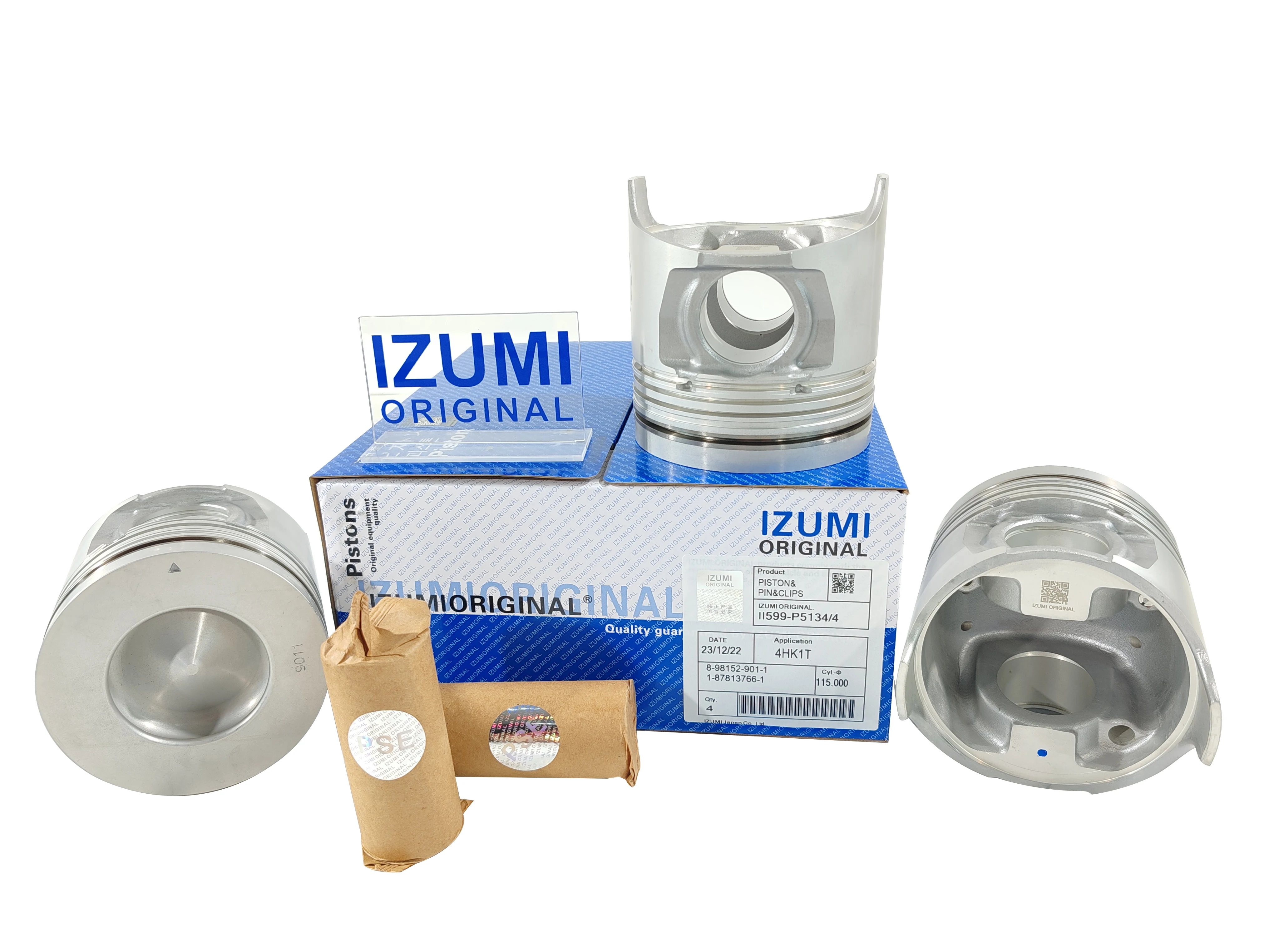 izumi2004830出品 IZUMI Piston Kit for ISUZU Engine 4HK1 - Rebuild Solutions