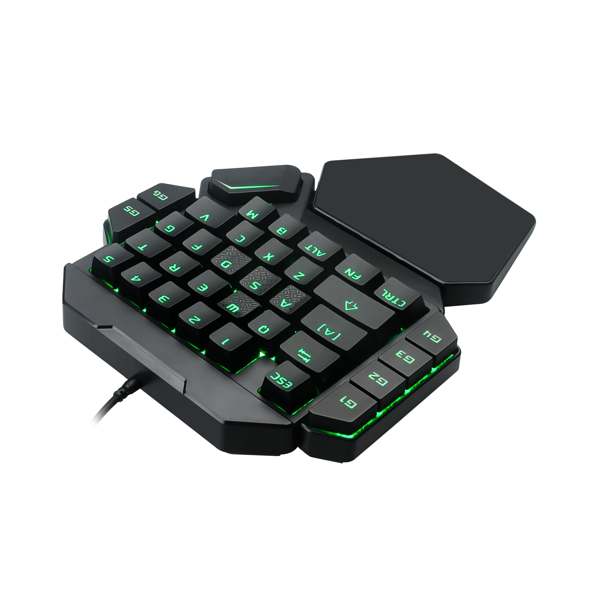 mechanical keyboard with large keys