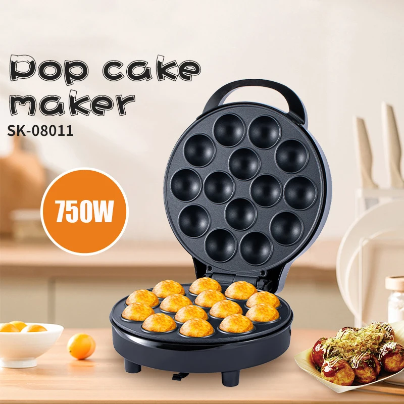 750w Nonstick Baking Plates Electric 14 Cake Pop Capacity Cake Pop Maker for Kids