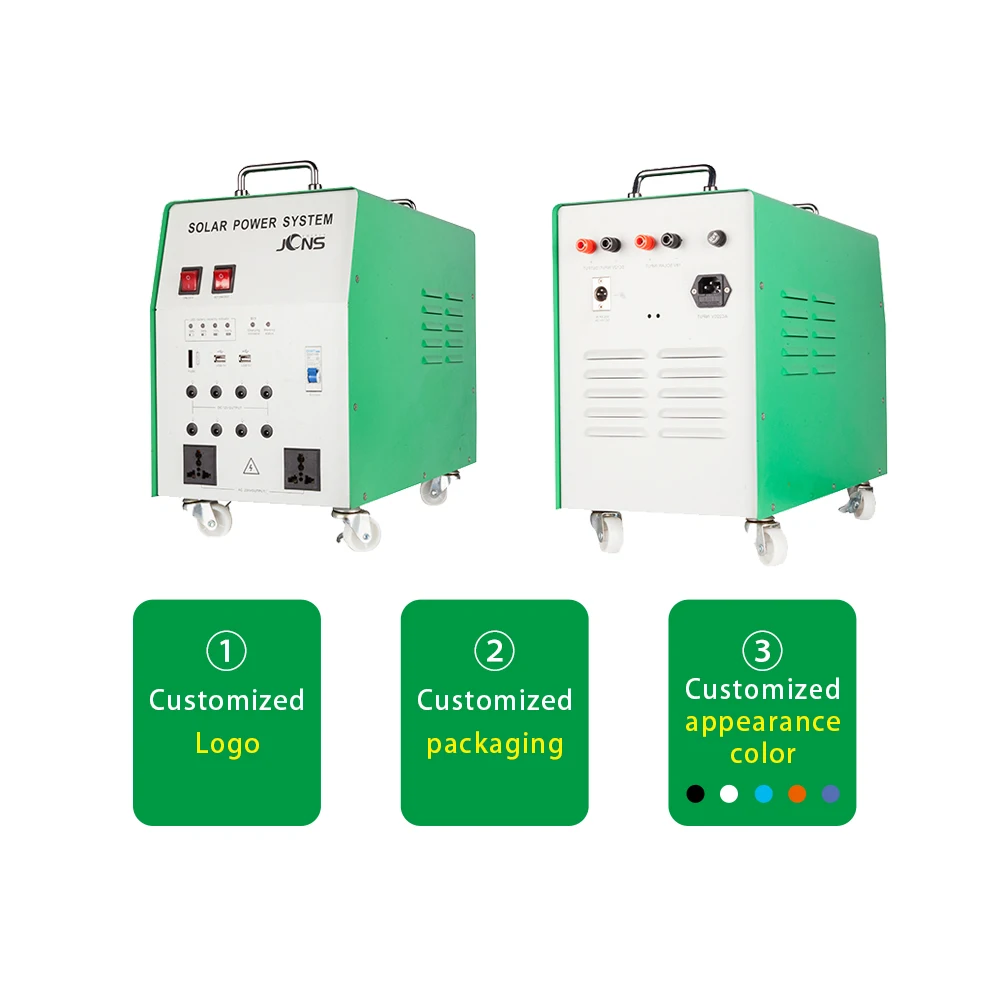 JCN 1000 Watts All in One Inverter Solar Generator with 200W Solar Panel