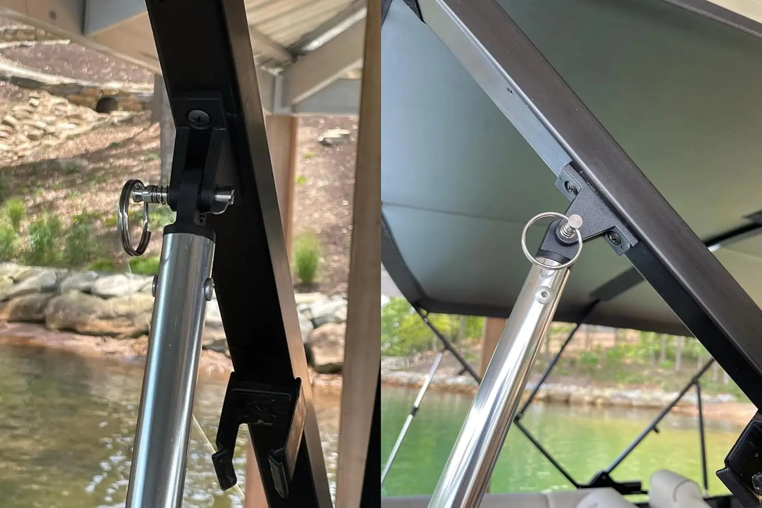 Topind Quick Release Diameter Stainless Silver Bimini Top Safety Ball