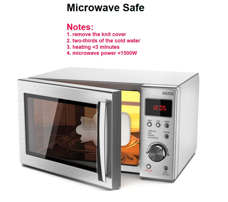 Microwave Silicone Hot Water Bottle Pain Relief Therapy