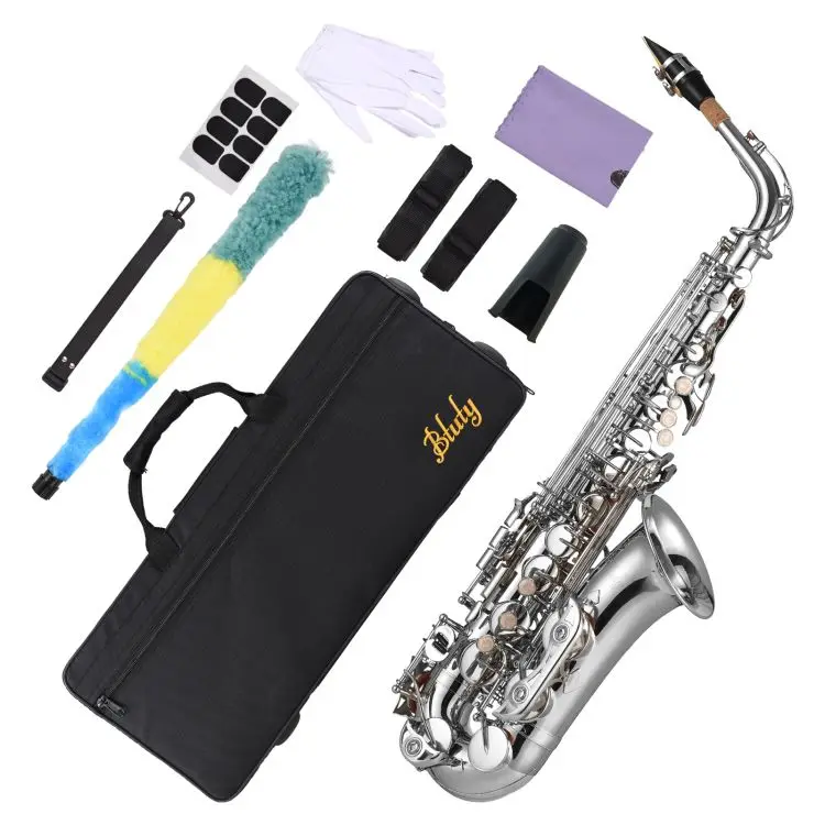 Btuty Alto Saxophone E Flat Brass 802 Key for Beginners